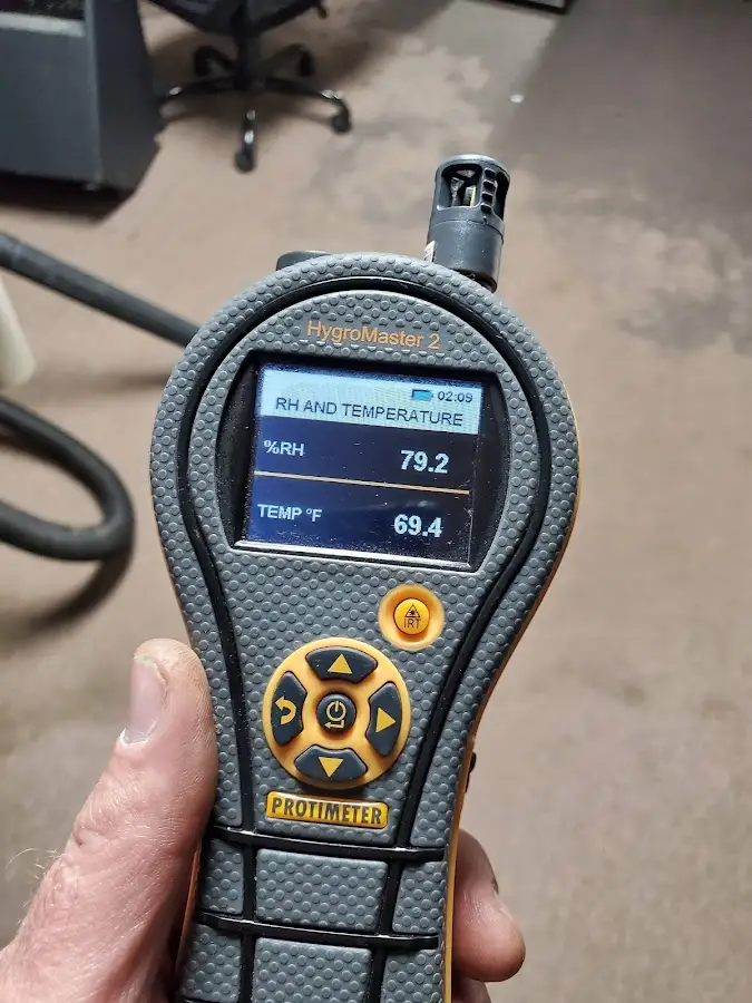 Moisture meter humidity assessment for Mold Remediation & Removal in Orono